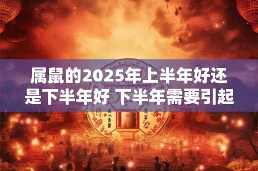属鼠的2025年上半年好还是下半年好 下半年需要引起注意