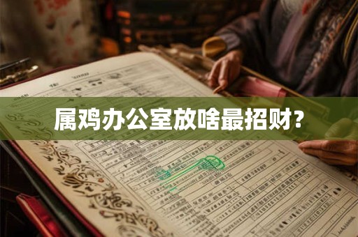 属鸡办公室放啥最招财？
