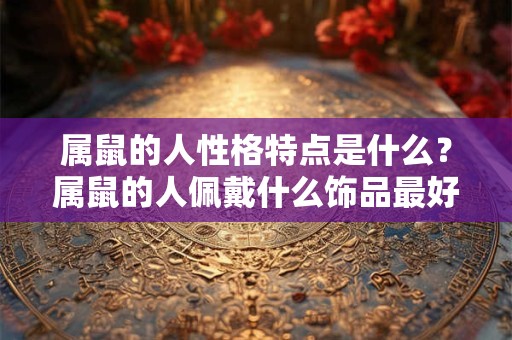 属鼠的人性格特点是什么?属鼠的人佩戴什么饰品最好? 属鼠的人性格特点是什么?属鼠的人佩戴什么饰品最好?