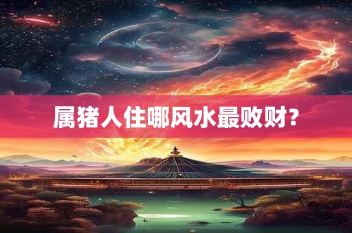 属猪人住哪风水最败财？