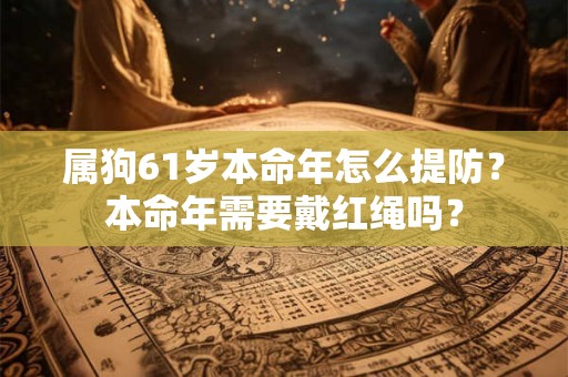 属狗61岁本命年怎么提防？本命年需要戴红绳吗？