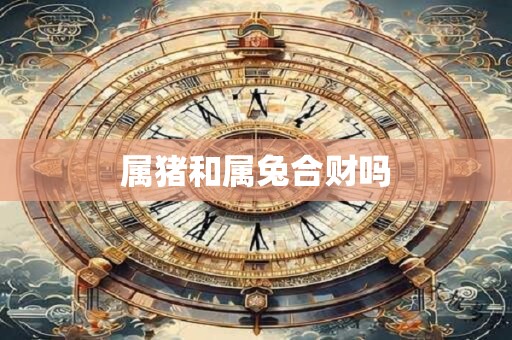 属猪和属兔合财吗