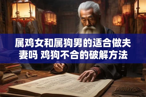 属鸡女和属狗男的适合做夫妻吗 鸡狗不合的破解方法