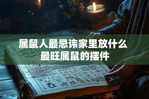 属鼠人最忌讳家里放什么 最旺属鼠的摆件