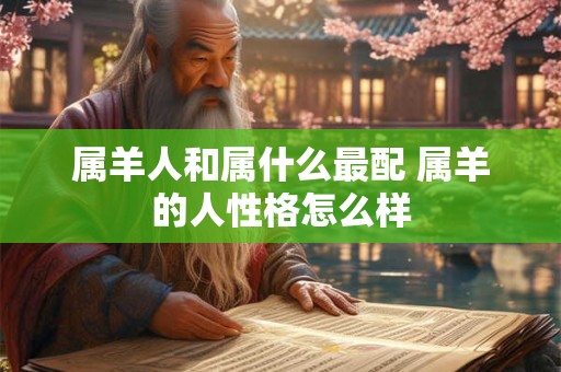 属羊人和属什么最配 属羊的人性格怎么样
