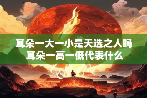 耳朵一大一小是天选之人吗 耳朵一高一低代表什么 耳朵一大一小是天选之人吗 耳朵一高一低代表什么