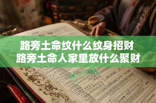 路旁土命纹什么纹身招财 路旁土命人家里放什么聚财