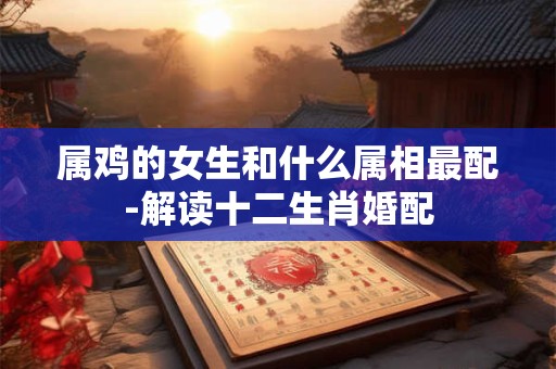 属鸡的女生和什么属相最配-解读十二生肖婚配