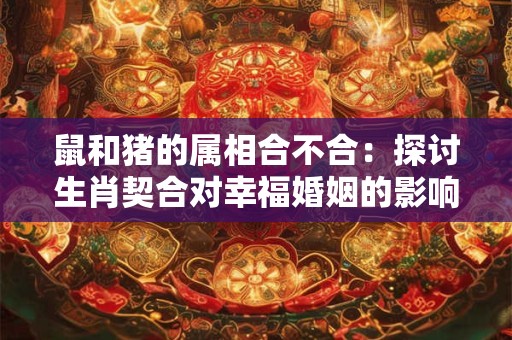 鼠和猪的属相合不合：探讨生肖契合对幸福婚姻的影响