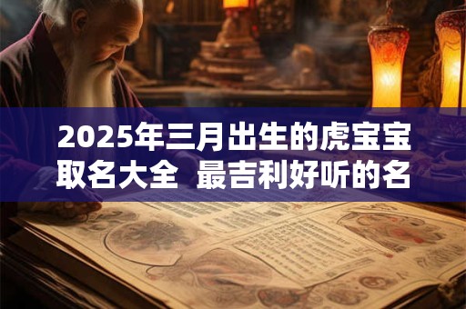 2026年三月出生的虎宝宝取名大全 最吉利好听的名字 2026年三月出生的虎宝宝取名大全 最吉利好听的名字