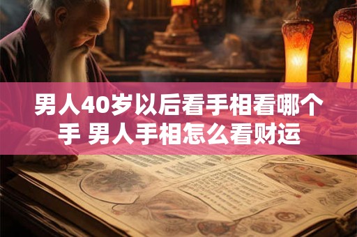 男人40岁以后看手相看哪个手 男人手相怎么看财运