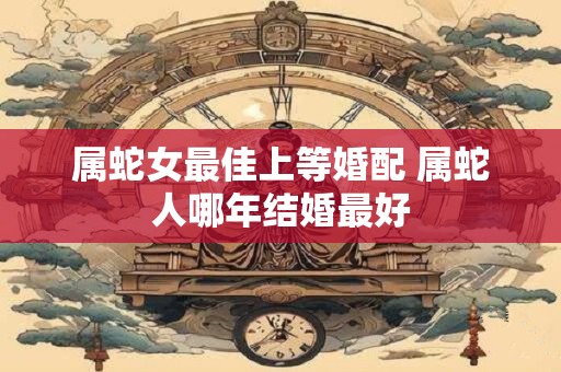 属蛇女最佳上等婚配 属蛇人哪年结婚最好