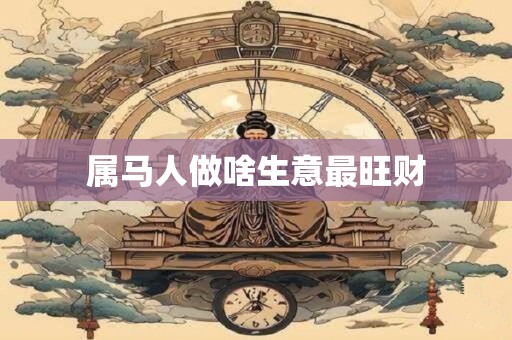 属马人做啥生意最旺财