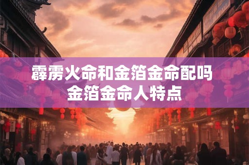 霹雳火命和金箔金命配吗 金箔金命人特点 霹雳火命和金箔金命配吗 金箔金命人特点