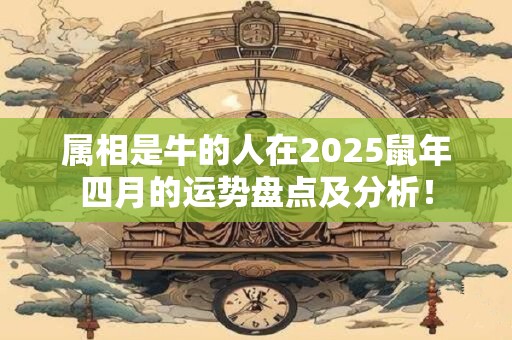 属相是牛的人在2025鼠年四月的运势盘点及分析！