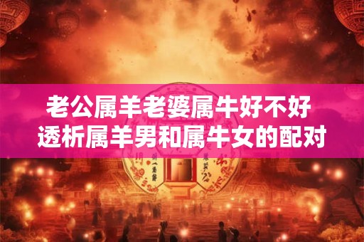 老公属羊老婆属牛好不好 透析属羊男和属牛女的配对关系