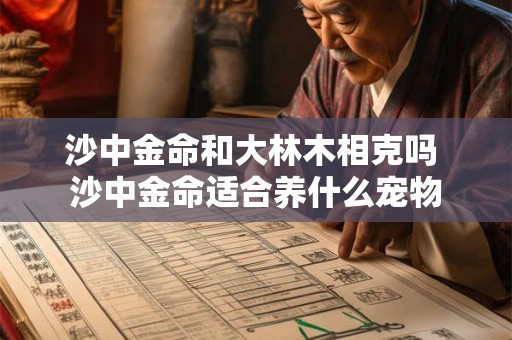 沙中金命和大林木相克吗 沙中金命适合养什么宠物