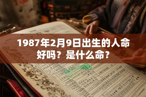 1987年2月9日出生的人命好吗?是什么命? 1987年2月9日出生的人命好吗?是什么命?