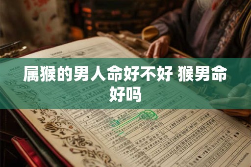 属猴的男人命好不好 猴男命好吗