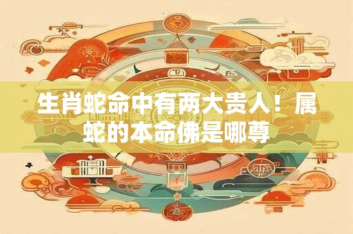 生肖蛇命中有两大贵人！属蛇的本命佛是哪尊