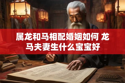 属龙和马相配婚姻如何 龙马夫妻生什么宝宝好