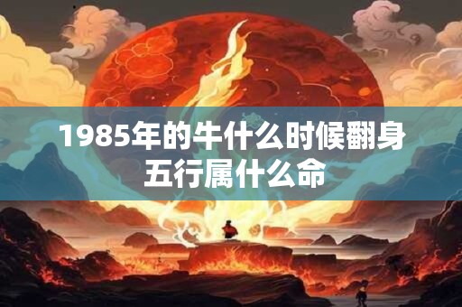 1985年的牛什么时候翻身 五行属什么命