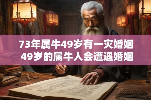 73年属牛49岁有一灾婚姻 49岁的属牛人会遭遇婚姻灾难吗
