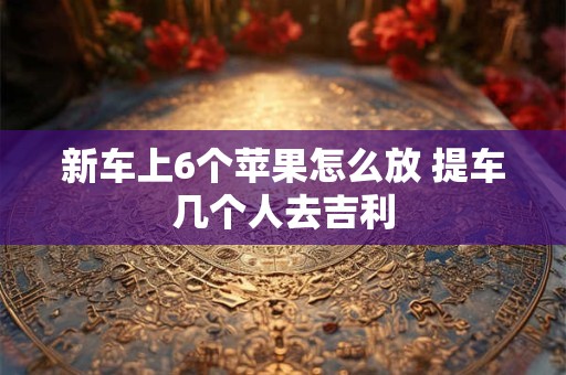 新车上6个苹果怎么放 提车几个人去吉利