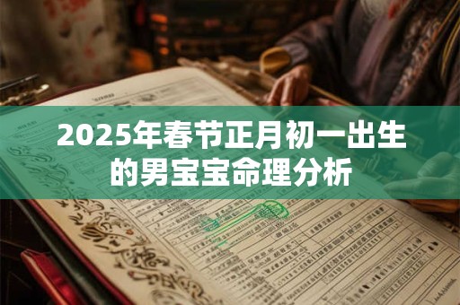 2025年春节正月初一出生的男宝宝命理分析