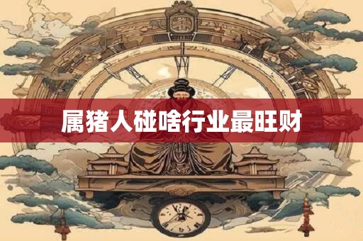 属猪人碰啥行业最旺财