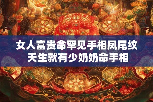 女人富贵命罕见手相凤尾纹 天生就有少奶奶命手相 女人富贵命罕见手相凤尾纹 天生就有少奶奶命手相