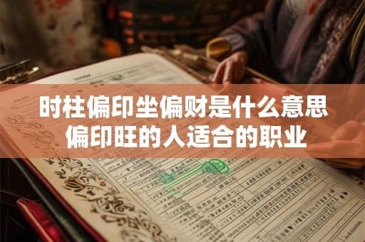 时柱偏印坐偏财是什么意思 偏印旺的人适合的职业