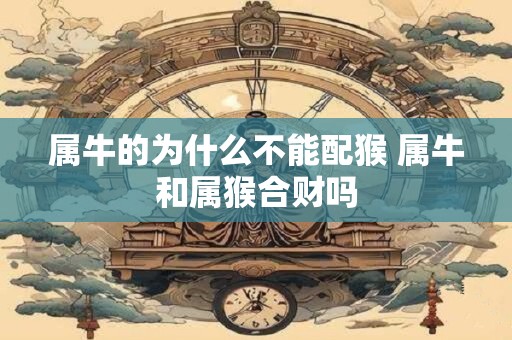 属牛的为什么不能配猴 属牛和属猴合财吗