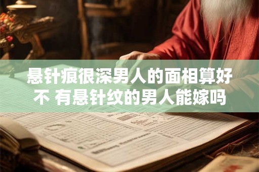 悬针痕很深男人的面相算好不 有悬针纹的男人能嫁吗