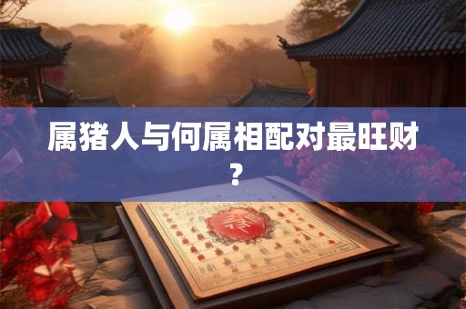 属猪人与何属相配对最旺财？
