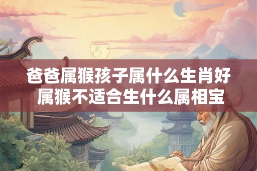 爸爸属猴孩子属什么生肖好 属猴不适合生什么属相宝宝