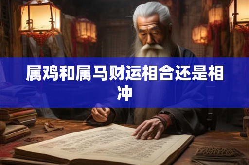 属鸡和属马财运相合还是相冲