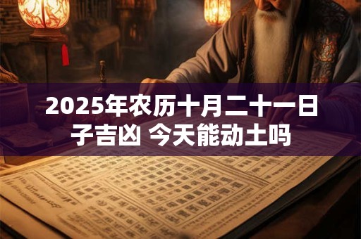 2025年农历十月二十一日子吉凶 今天能动土吗