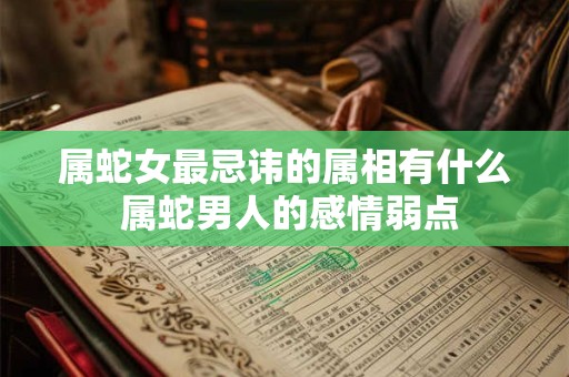 属蛇女最忌讳的属相有什么 属蛇男人的感情弱点