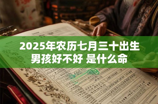 2025年农历七月三十出生男孩好不好 是什么命 2025年农历七月三十出生男孩好不好 是什么命