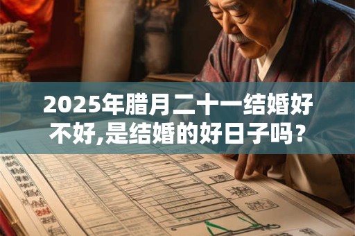 2025年腊月二十一结婚好不好,是结婚的好日子吗？