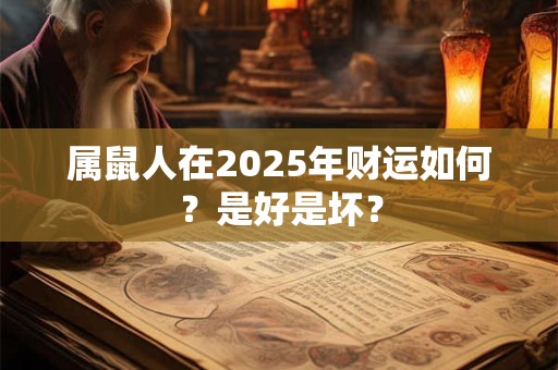 属鼠人在2026年财运如何？是好是坏？