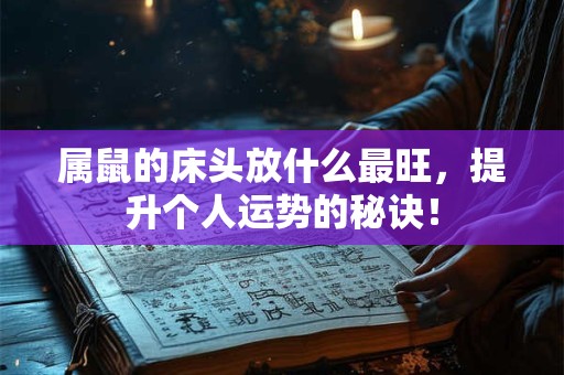 属鼠的床头放什么最旺,提升个人运势的秘诀! 属鼠的床头放什么最旺,提升个人运势的秘诀!