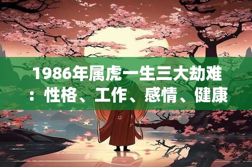 1986年属虎一生三大劫难：性格、工作、感情、健康[]