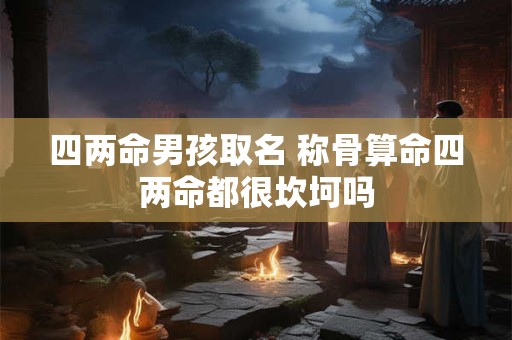 四两命男孩取名 称骨算命四两命都很坎坷吗