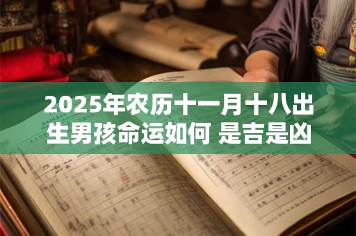 2025年农历十一月十八出生男孩命运如何 是吉是凶