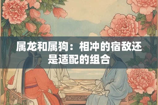 属龙和属狗：相冲的宿敌还是适配的组合