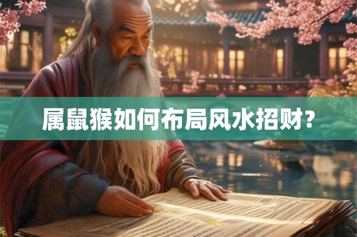 属鼠猴如何布局风水招财？