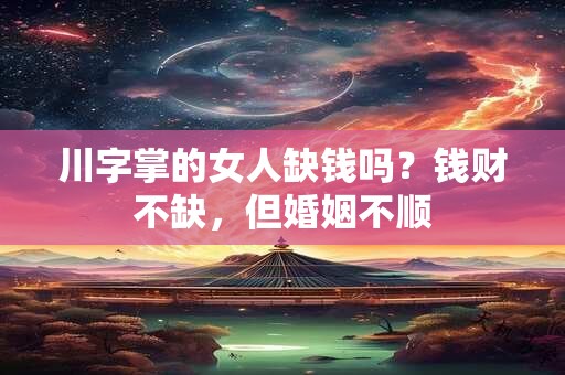 川字掌的女人缺钱吗？钱财不缺，但婚姻不顺