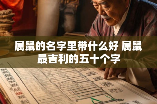 属鼠的名字里带什么好 属鼠最吉利的五十个字